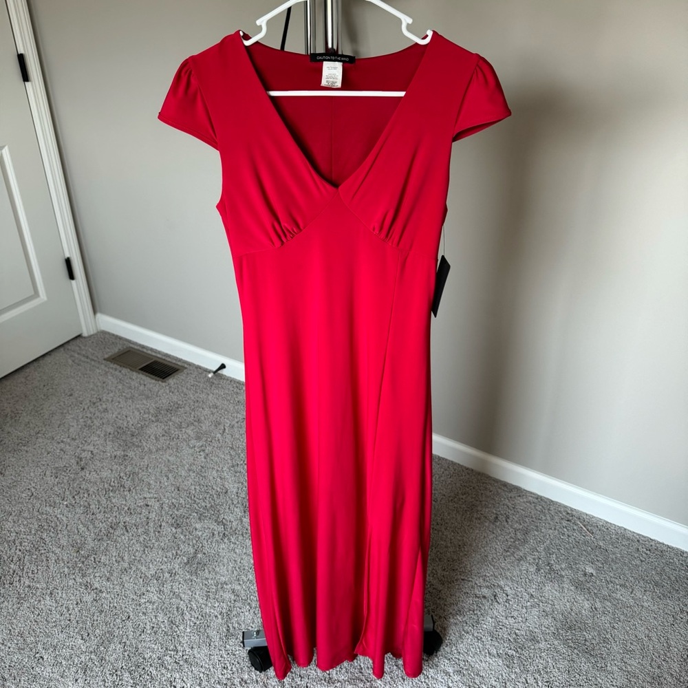 cap sleeve maxi dress